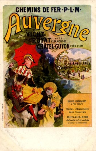 French Railroad Poster-Style Advert