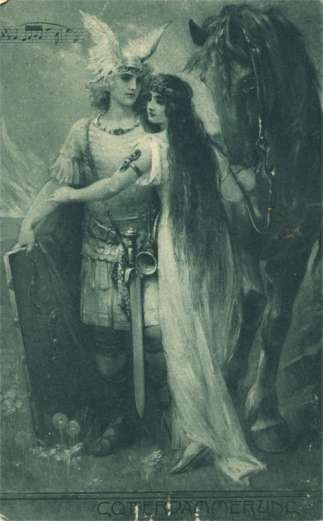 German Opera Warrior Lady Horse