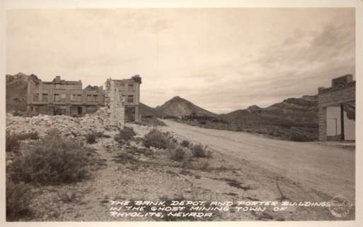 NEVADA Rhyolite Bottle Bank Depot RPPC