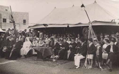 Palestine Jerusalem Monks Field Day Israel RPPC