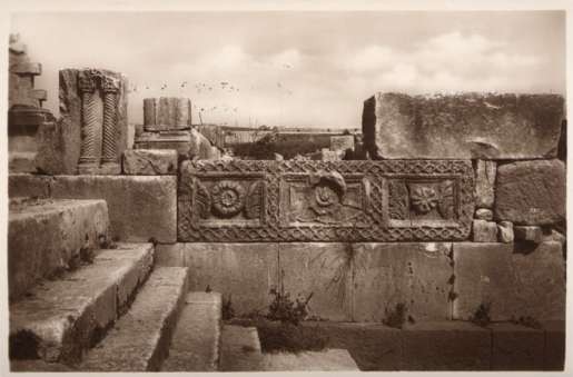 Palestine Synagogue Wall Stones Designs RPPC