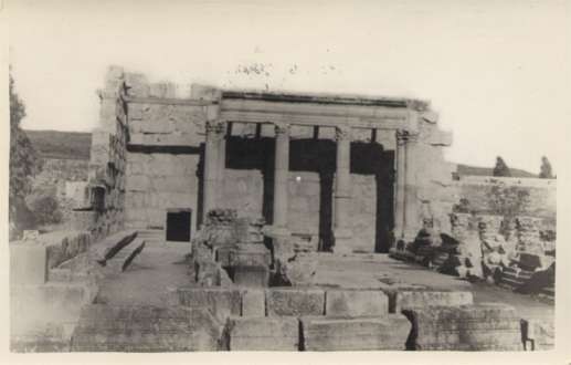 Palestine Synagogue Capharnaum Wall RPPC