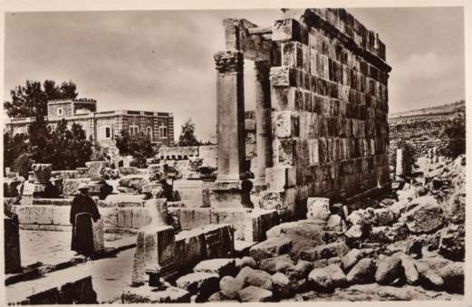 Palestine Synagogue Capharnaum Wall Ruins