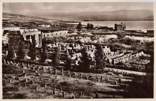 Palestine Synagogue Capharnaum Ruins RPPC