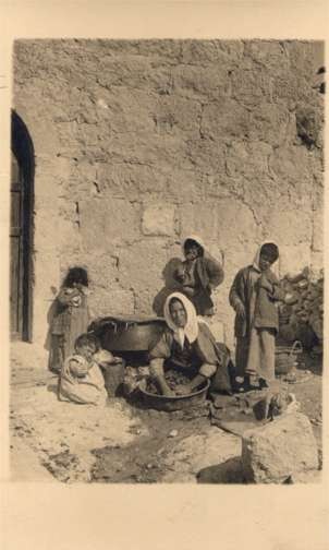Palestine Israel Family by House RPPC