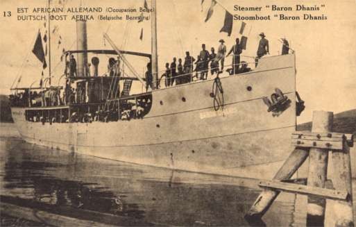 Blacks Steamship Baron Dhanis German East Africa
