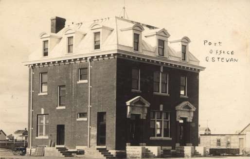 Canada Estevan Post Office Real Photo