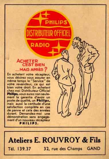 Talking Men Advert Radio Lamps Philipps