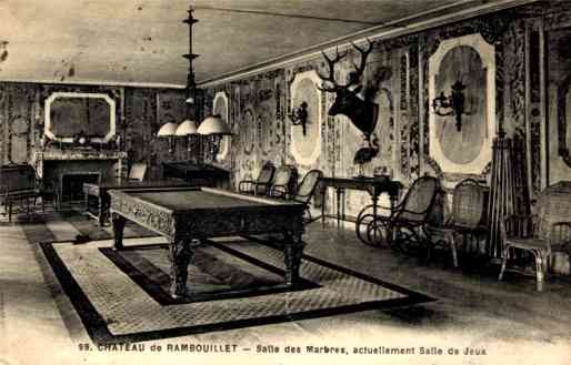 France Castle of Rambouillet Billiards Table Sport