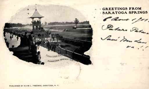 NY Saratoga Springs Race Track Sports