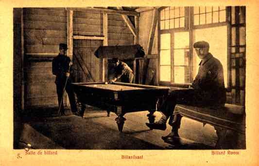 Player Looking at Billiards Ball Sports