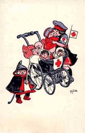 Little Red Cross Nurse Babies