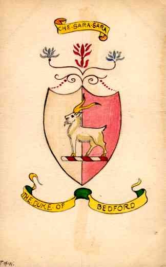 Coat of Arms UK Duke Goat Hand-Drawn