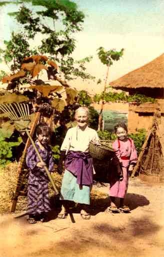 Japanese Grandmother Girls