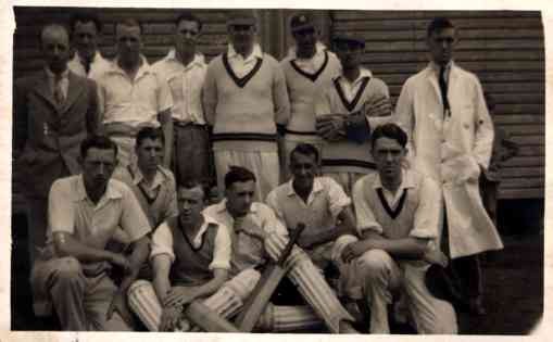 Cricket Team Real Photo