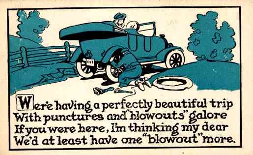 Lady in Auto Poem Comic