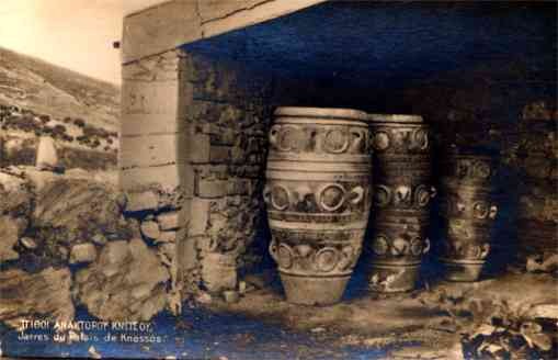 Jars from Palace in Knossos GreeceRP
