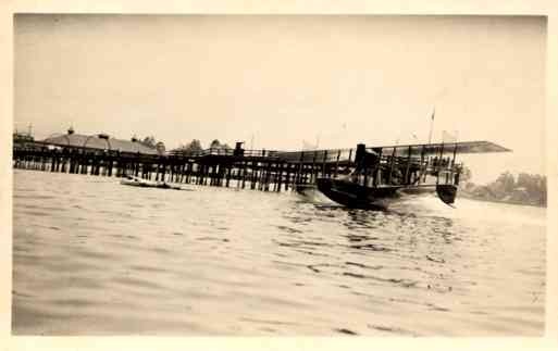 Landing Hydroplane Real Photo