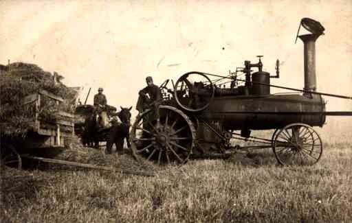 Farmers Steam Engine Tractor Horse RP