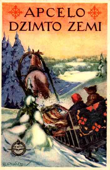 Couple in the Horse-Drawn Sleigh