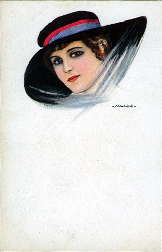 Italian Art Deco Glamour Woman #1