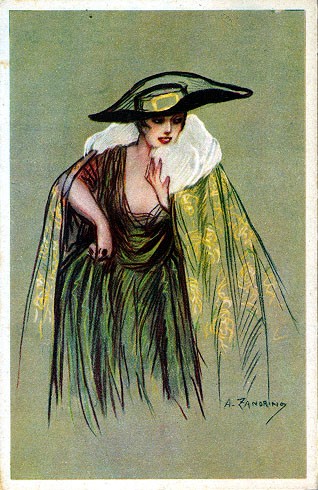 Italian Art Deco Glamour Woman #5