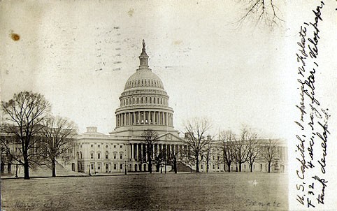 U.S. Capitol Building Real Photo