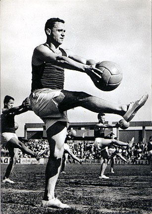 Czechoslovak Soccer Players Real Photo