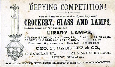 NYC Crockery Advertising