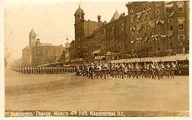 President Wilson Inaugural Parade Real Photo