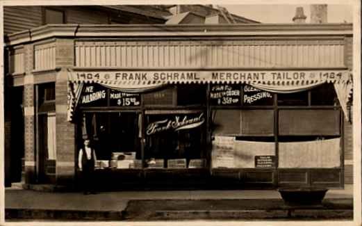 Clothing Tailor Real Photo Storefront