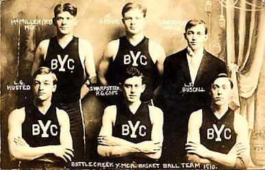 YMCA Basketball Team Real Photo