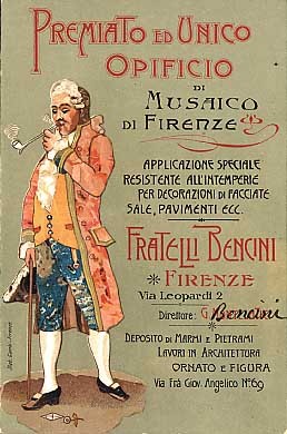 Decorative Italian Applique Advert