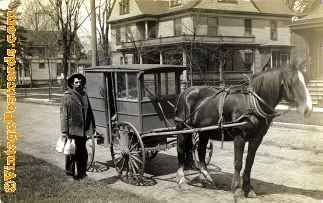 Horse-Drawn Delivery Wagon