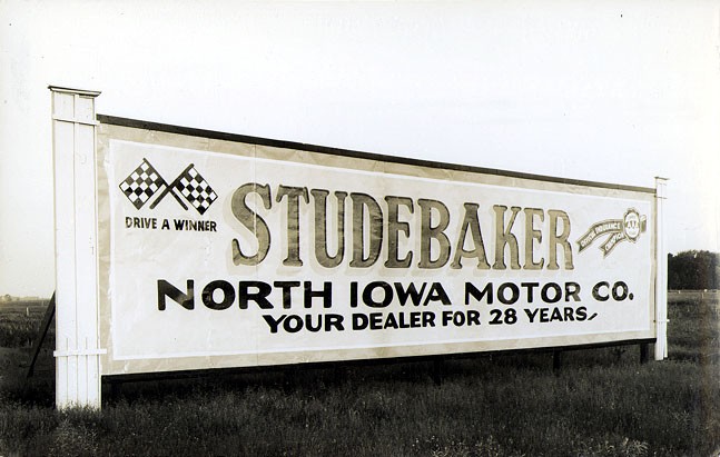 Studebaker Automobiles Advertising Billboard