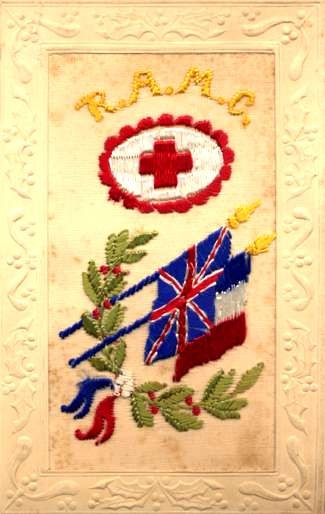 RAMC Embroidered Silk