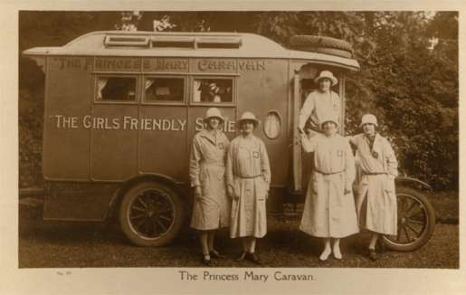 Princess Mary Caravan Truck Real Photo