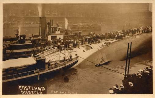 Ship Wreck Eastland Real Photo