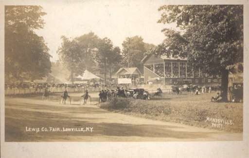 Harness Racers at Fair Real Photo NY