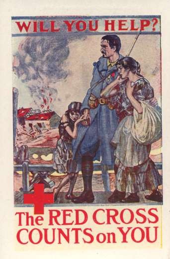 WWI Soldier Red Cross