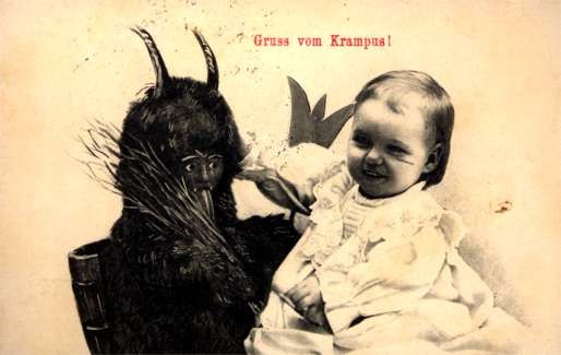 Smiling Child Krampus