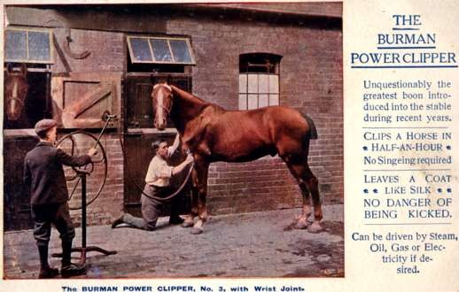 Advertising Horse Power Clipper