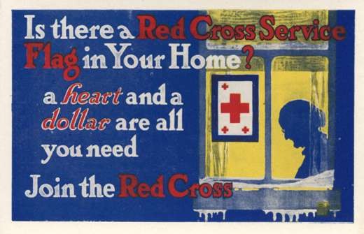 Call to Join Red Cross Old Woman