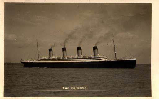 Ocean Liner Olympic Real Photo