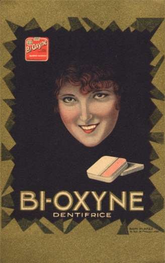 Smiling Lady Advert Bi-Oxyne Toothpaste
