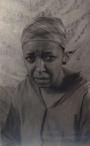 Black Actress Waters Van Vechten Real Photo