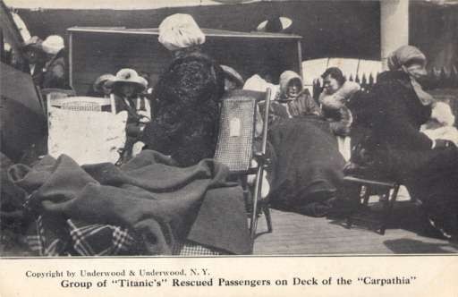 Rescued Passsengers of Ocean Liner Titanic