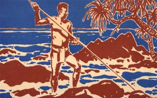 Hawaiian Spear Fisherman