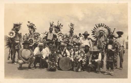 Texas Dressed Black Seminoles Real Photo