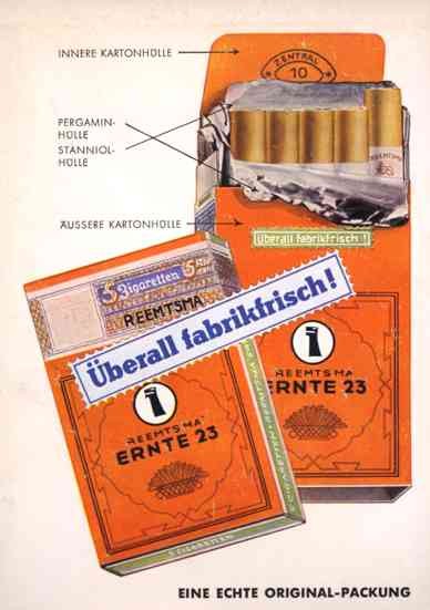 German Cigarettes Advertising